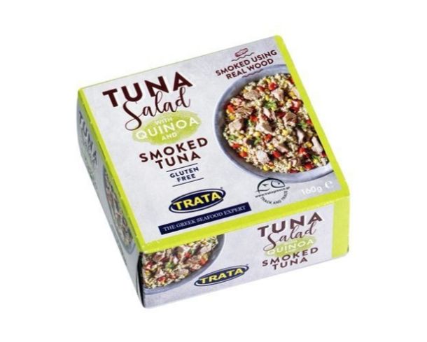 TRATA Tonhal saláta Super Bowl Quinoával és lencsével 170g Alupack termék fő termékképe