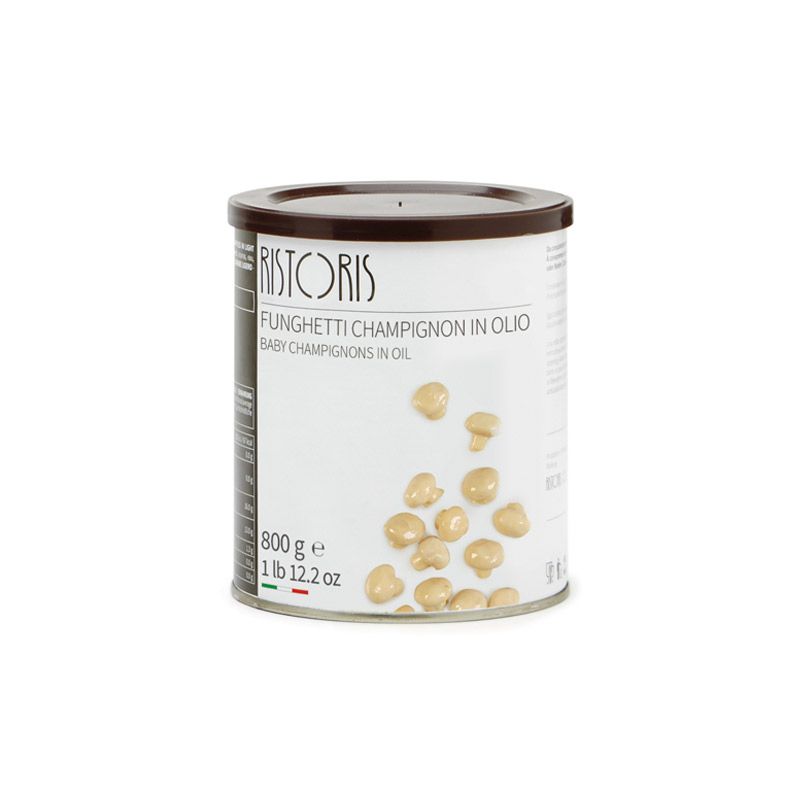 Ristoris Bébi sampignon olajban- Funghetti champignons in olio Latta 4/4, 800g termék fő termékképe