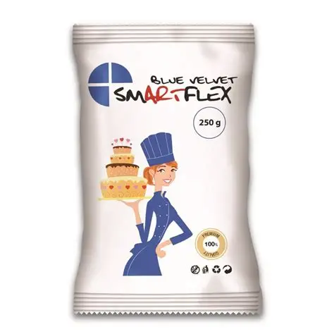 Smartflex Tortadekorációs massza - Velvet Blue, 250g termék fő termékképe