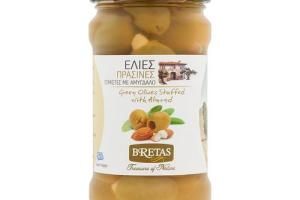 BRETAS Olajbogyó - zöld, mandulával töltött 300/180g termék fő termékképe