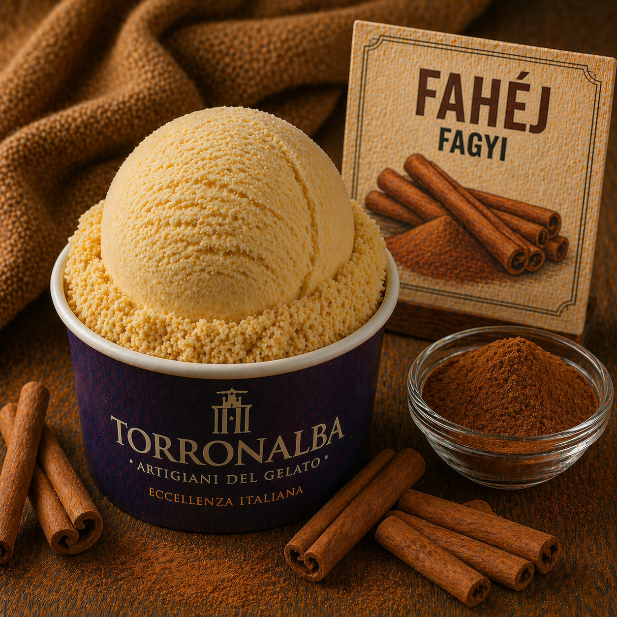 Torronalba CANNELLA / FAHÉJ, 3,5kg termék fő termékképe