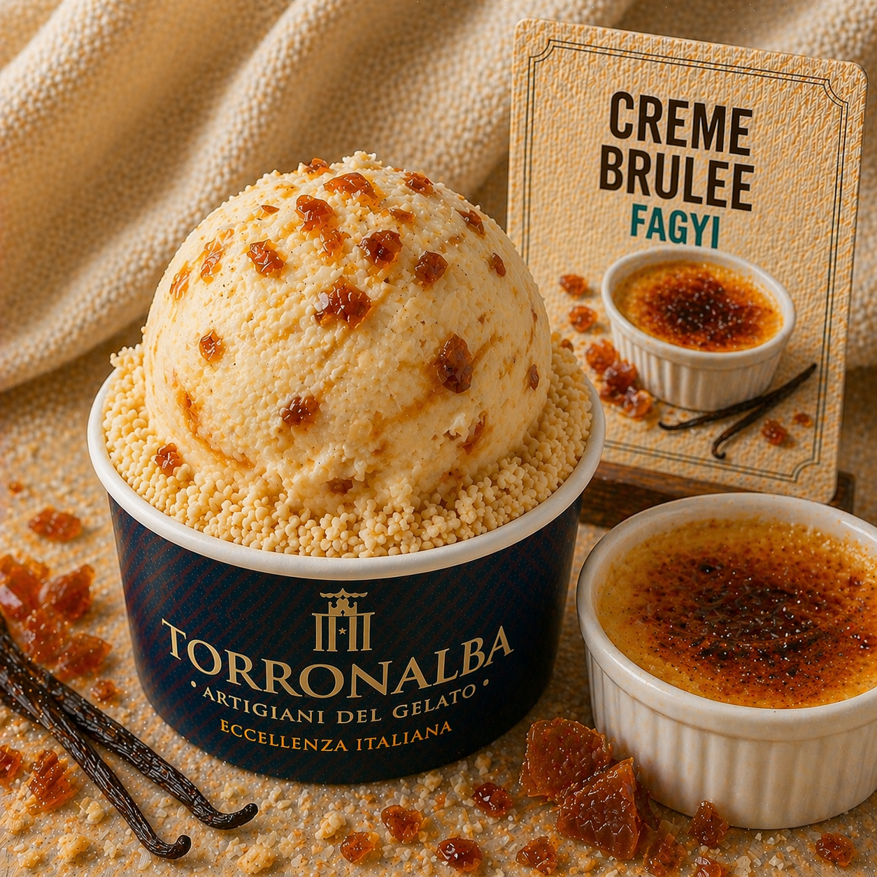 Torronalba CREME BRULÉE, 3kg termék fő termékképe