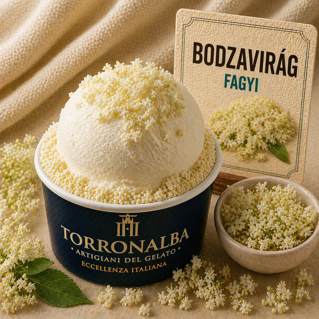 Torronalba FIOR DI SAMBUCO / BODZA, 3,5kg termék fő termékképe