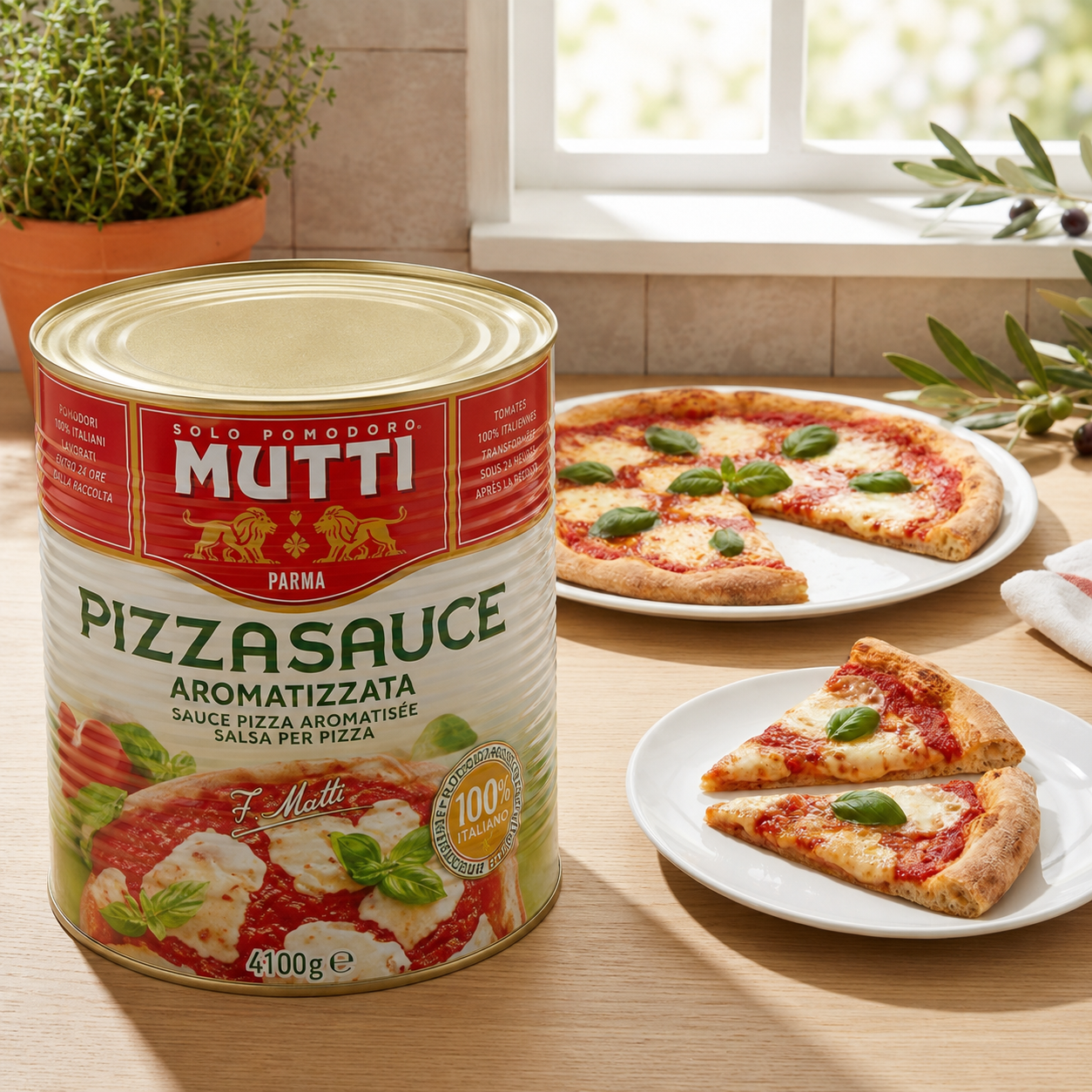 Mutti Pizzaszósz aromás, 4100g/konzerv termék fő termékképe