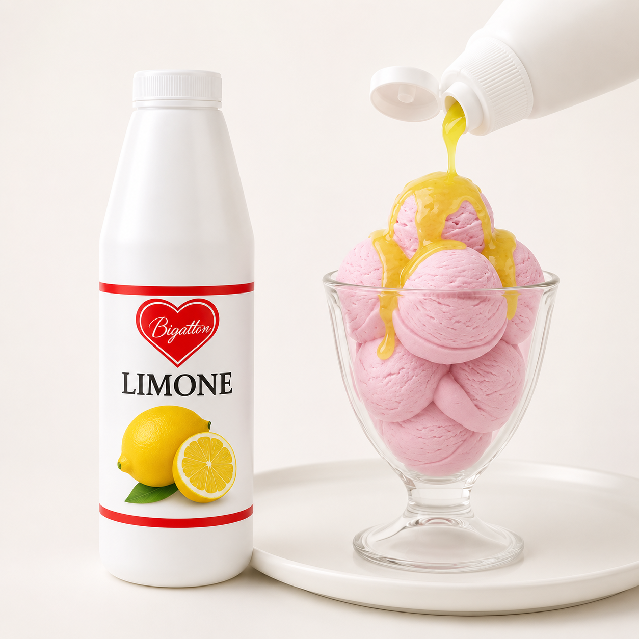 Bigatton Öntet citrom- Topping Limone 1kg termék fő termékképe