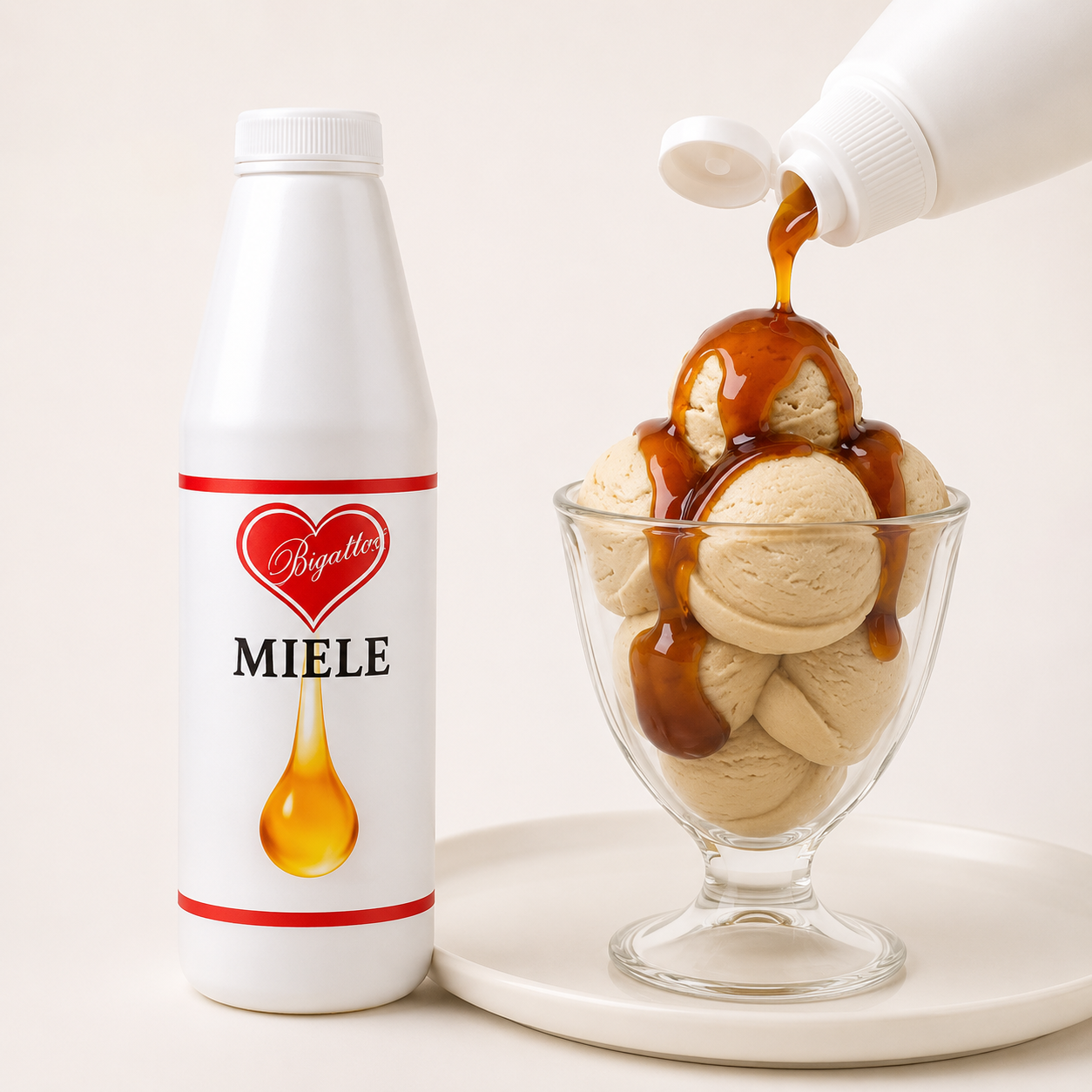Bigatton Öntet méz - Topping Miele 1kg termék fő termékképe