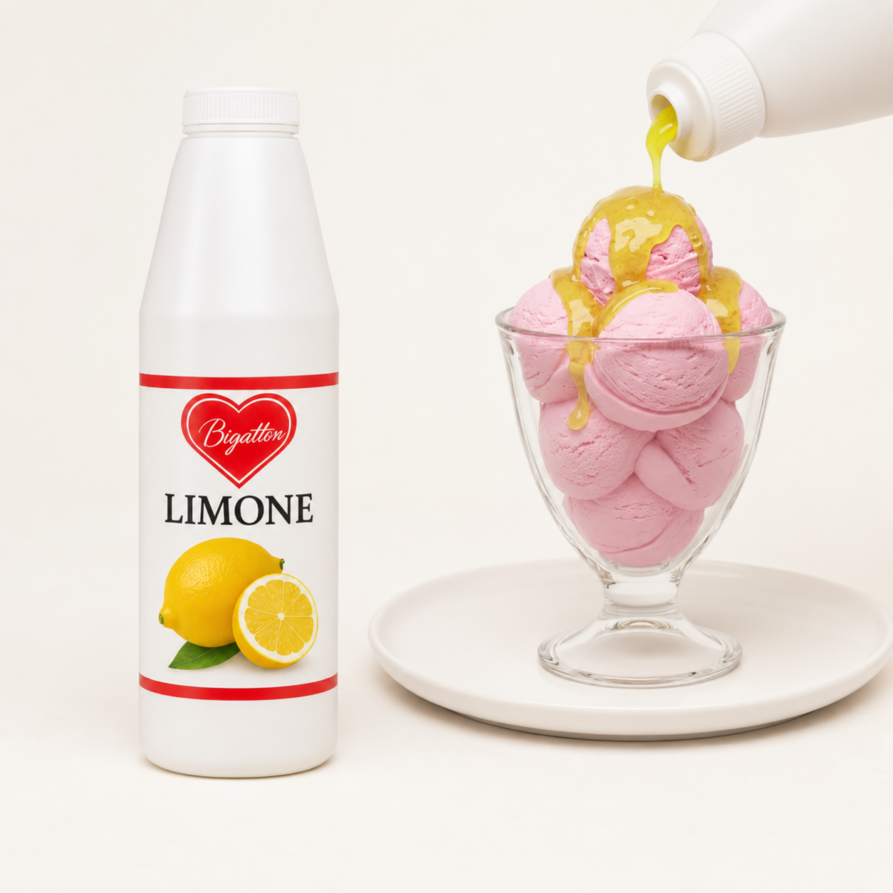 Bigatton Citrom öntet- Topping Limone 1,2kg termék fő termékképe