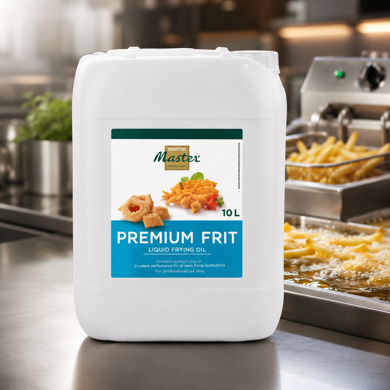 Master Martini PREMIUM FRIT fritőz olaj, 10l/kanna termék fő termékképe