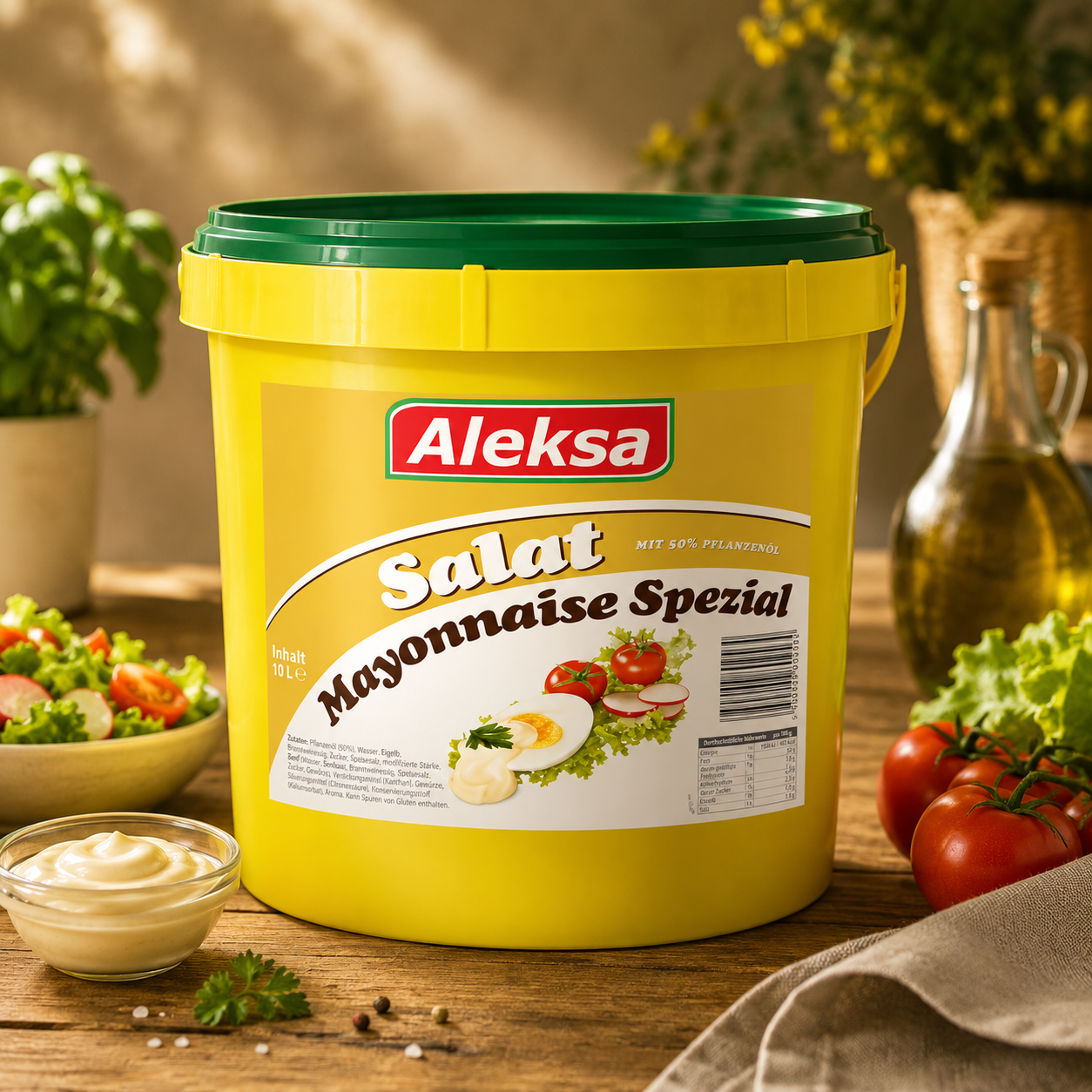 Majonéz prémium gasztro 50% zsírtartalommal, 10kg/vödör termék fő termékképe