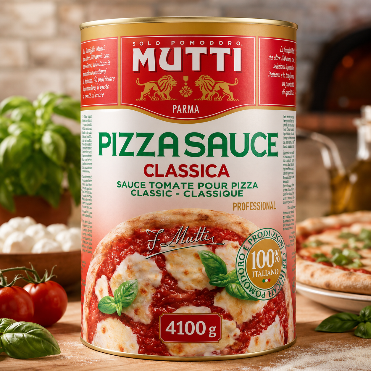 Mutti Pizzaszósz Classic, 4100g termék fő termékképe