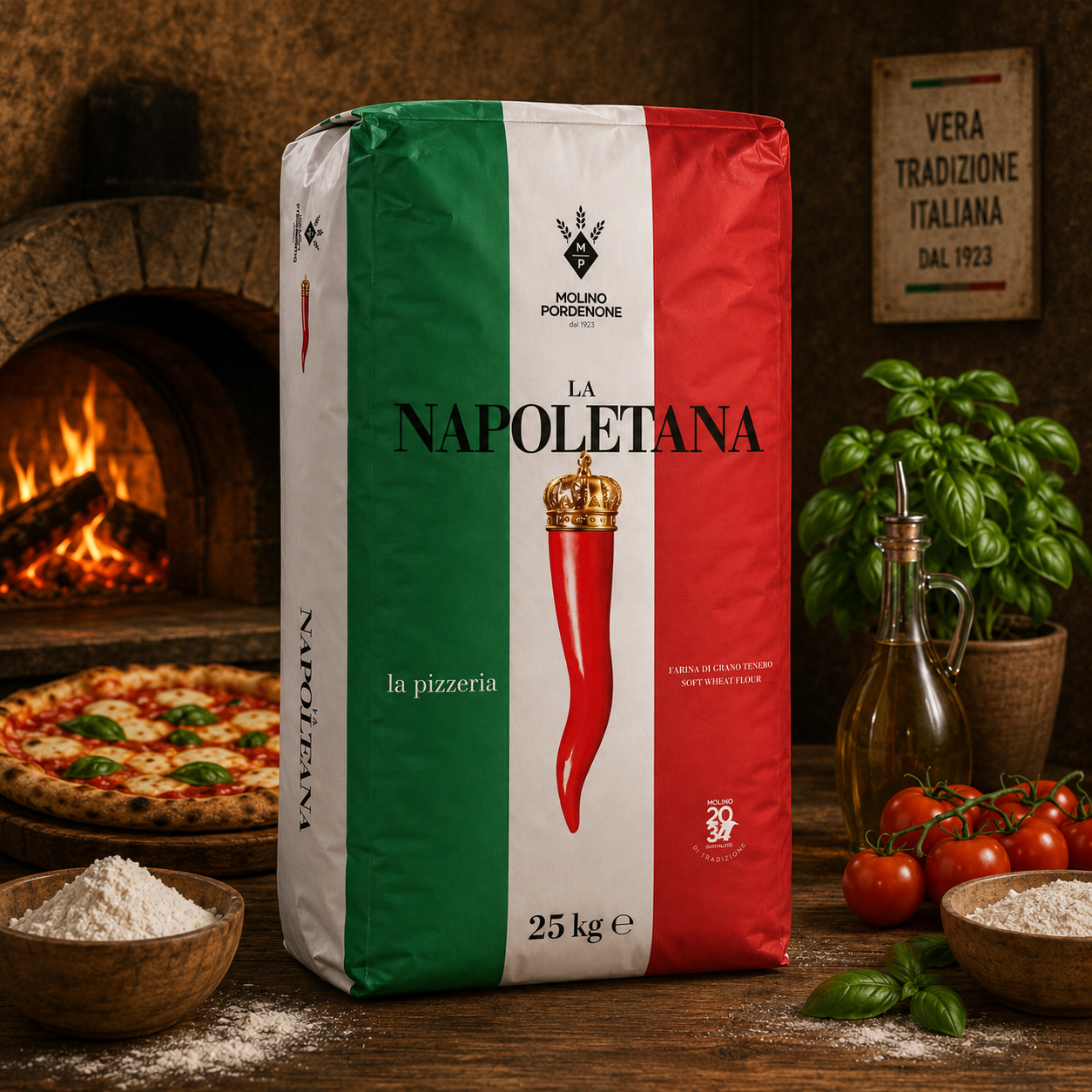 Pizzaliszt olasz nemzeti, 25kg termék fő termékképe