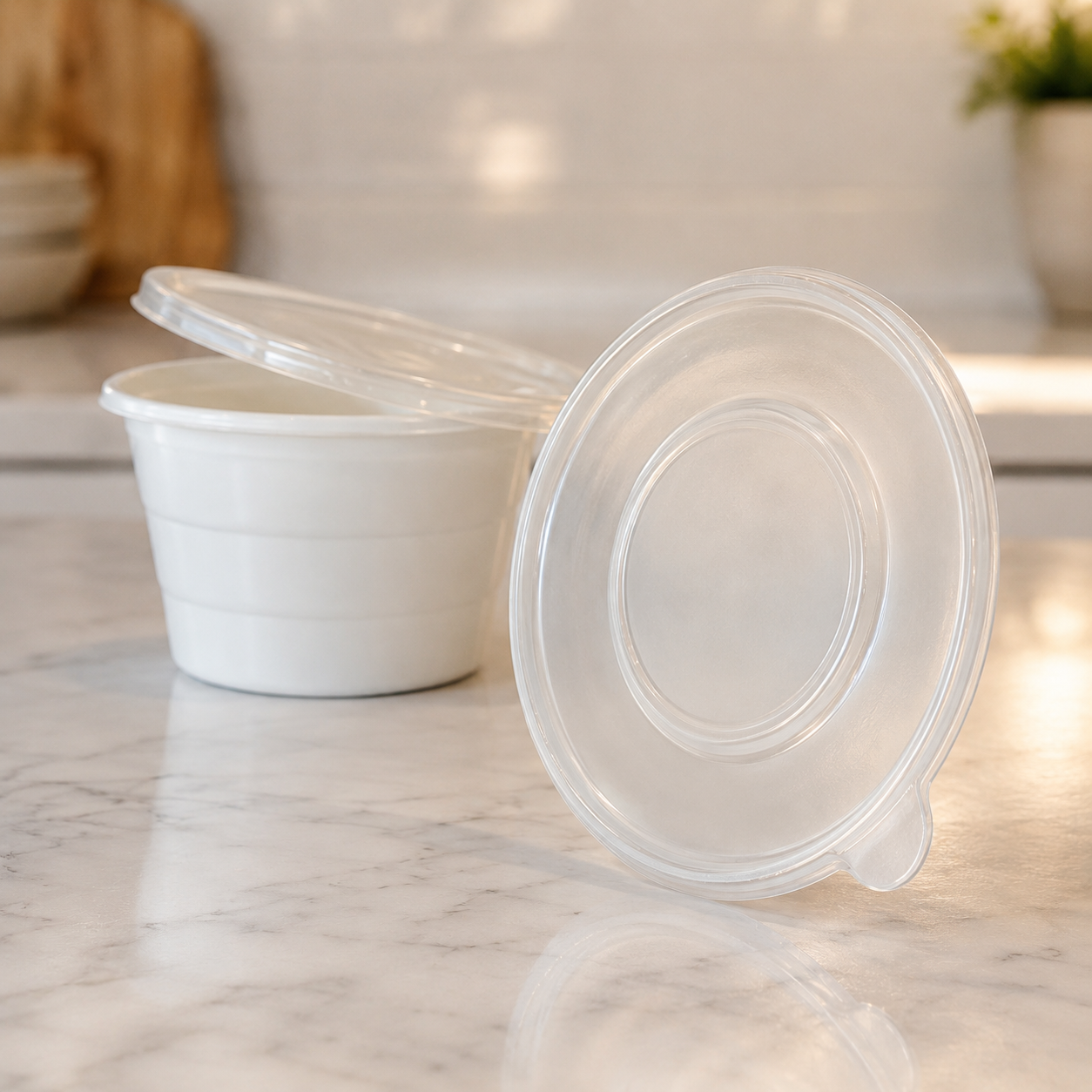 Tető 500ml-es, 750 ml-es levesestálhoz, 100db/csomag termék fő termékképe