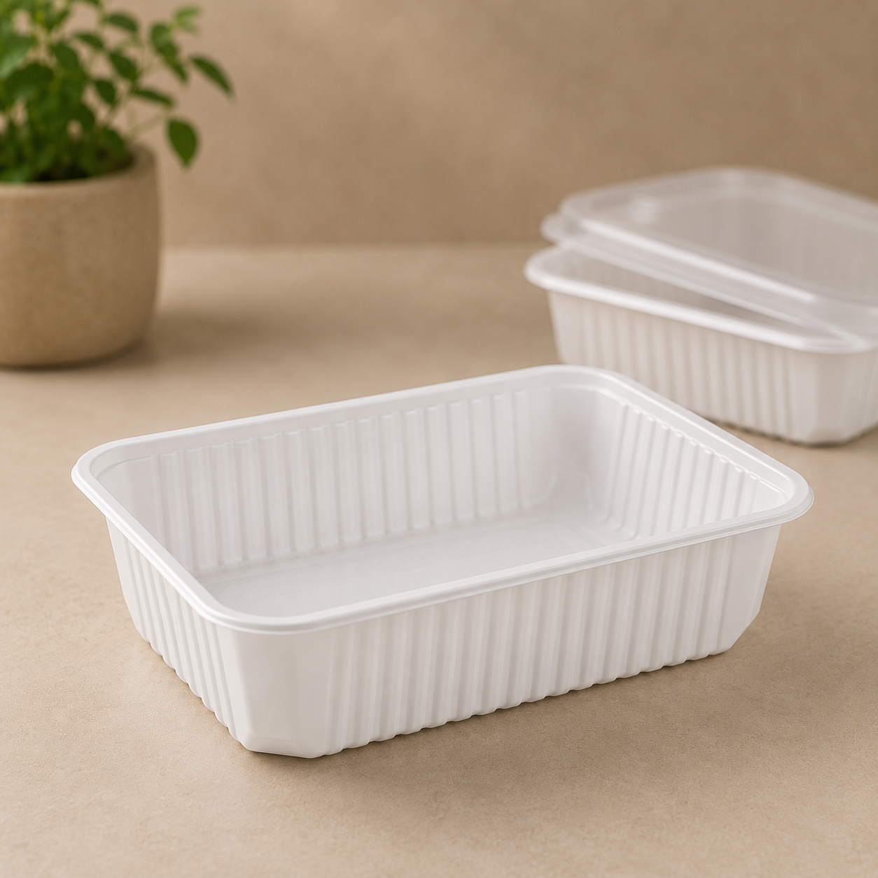 Univerzális főételes tál 750ml, 50db/csomag termék fő termékképe