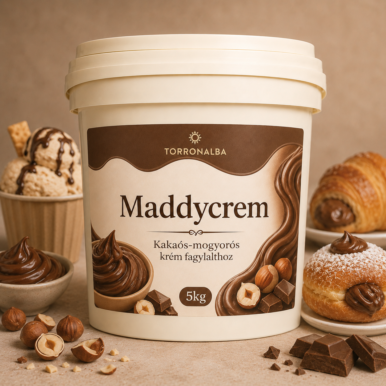Torronalba MADDY CREM, 5kg/vödör termék fő termékképe