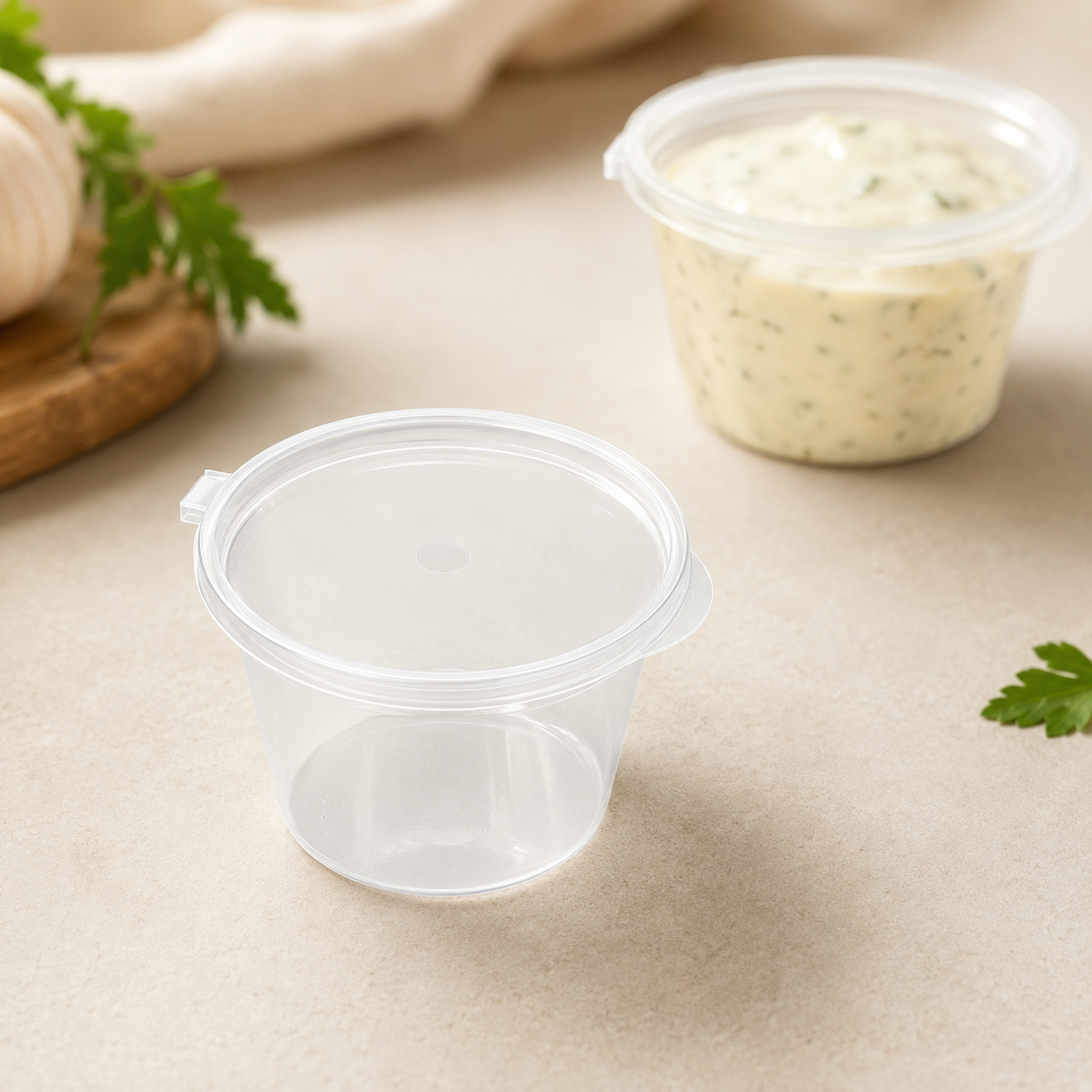 Szószos egybefedeles PP 100ml, 50db/csomag termék fő termékképe