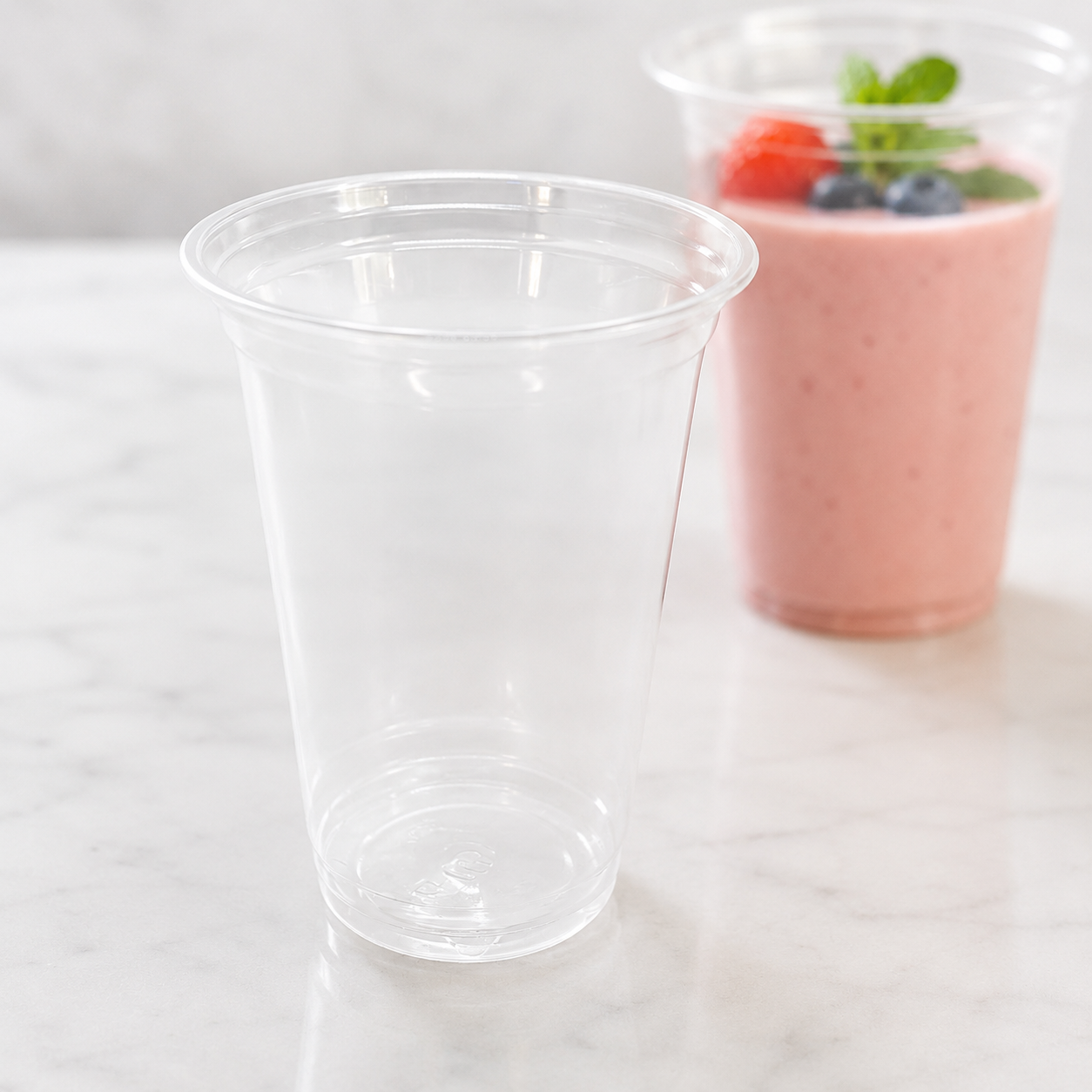 Shaker pohár 400 ml  PET Víztiszta, 50db/csomag termék fő termékképe