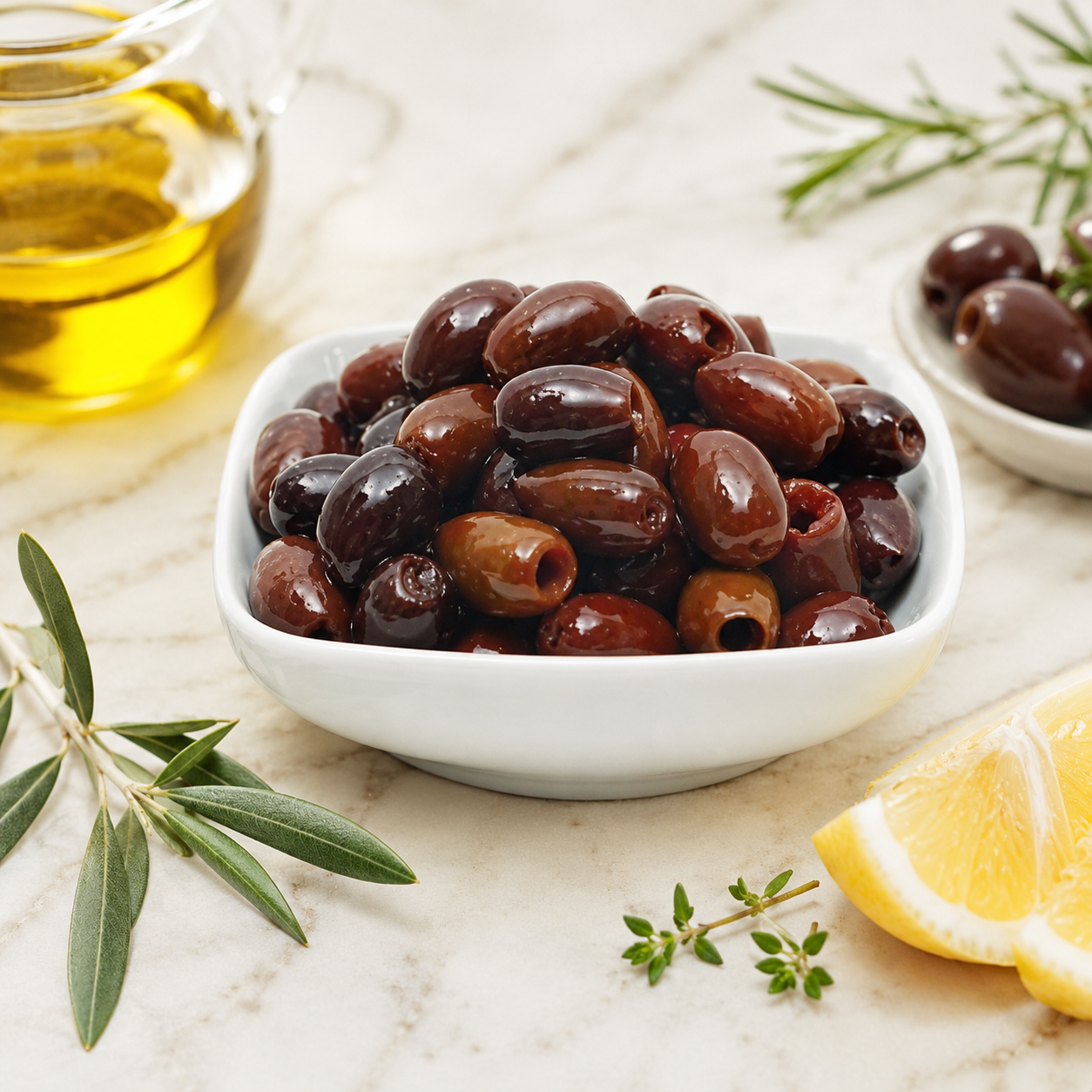 BRETAS Olajbogyó - kalamata, EXTRA LARGE, magozott 3,6kg / 2,3kg termék fő termékképe
