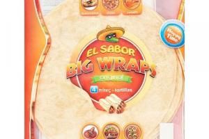 EL SABOR Big Wrap 25cm 245g (4db / csomag) termék fő termékképe