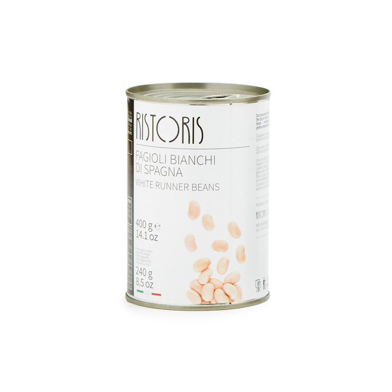 Ristoris Fehérbab- Fagioli bianchi di spagna LATTA 1/2, 400g termék fő termékképe