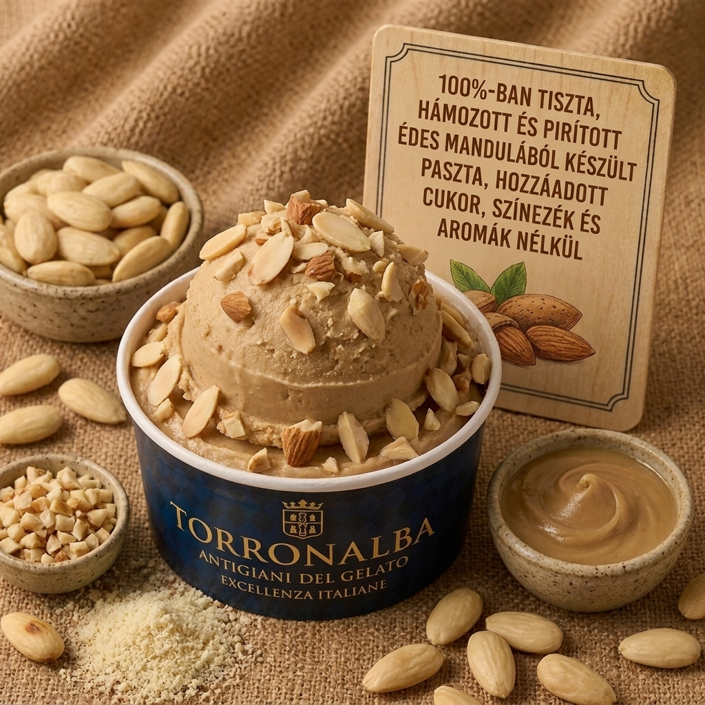 Torronalba PASTA MANDORLA PURA PIU'TOSTATA, 3kg/vödör termék fő termékképe