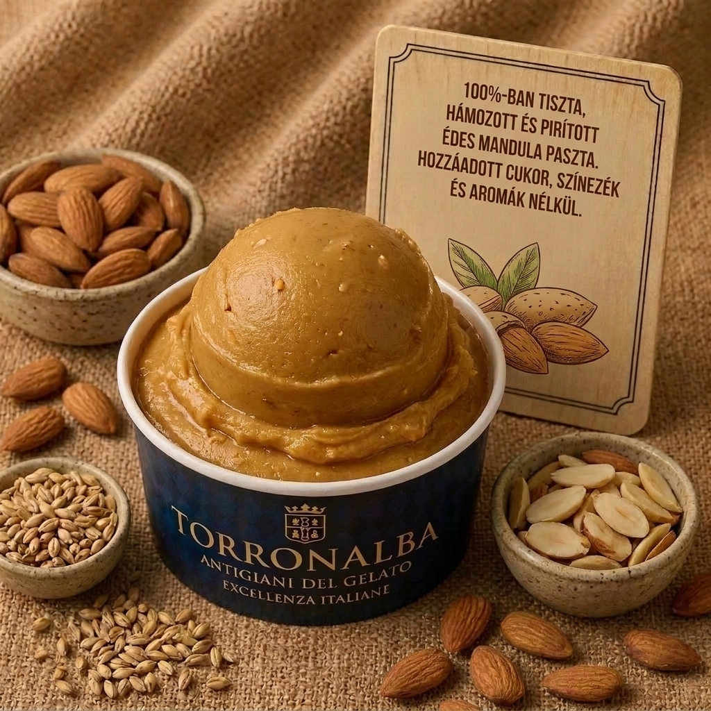 Torronalba PASTA MANDORLA PURA 100%, 3kg/vödör termék fő termékképe