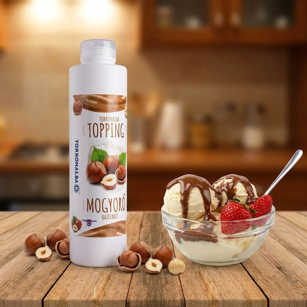 Torronalba Topping Mogyoró 0,75 kg/flakon termék fő termékképe
