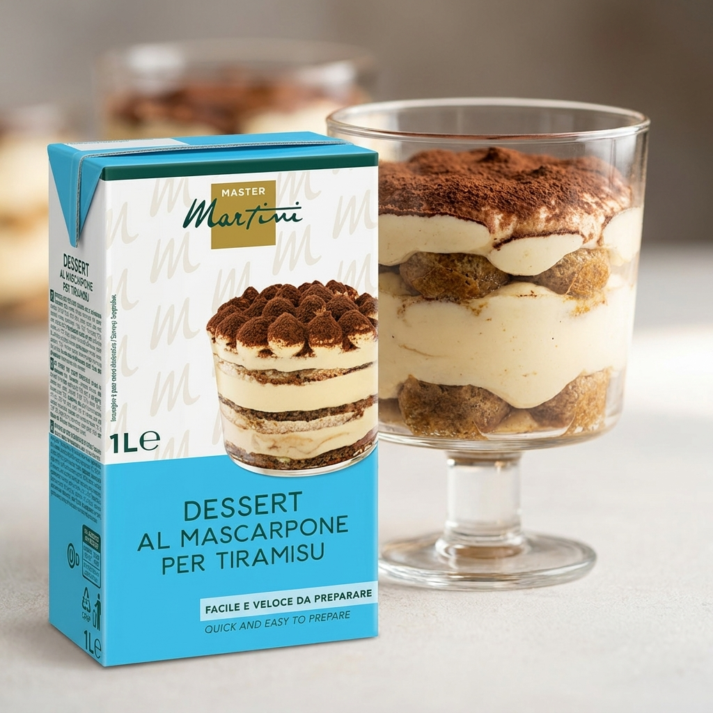 Master Martini MASCARPONE PER TIRAMISU UHT desszert, 1l termék fő termékképe