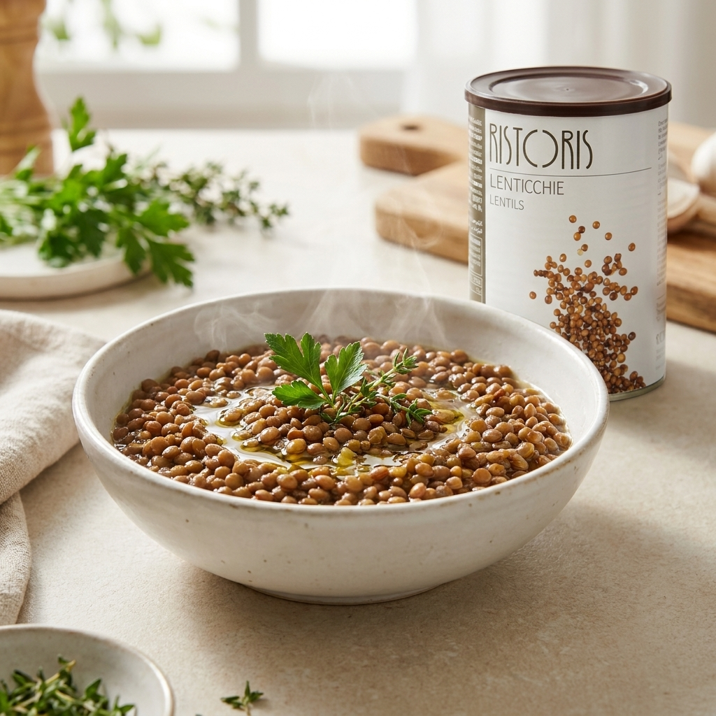 Ristoris Lencse- Lenticchie LATTA 1/2- 400g termék fő termékképe