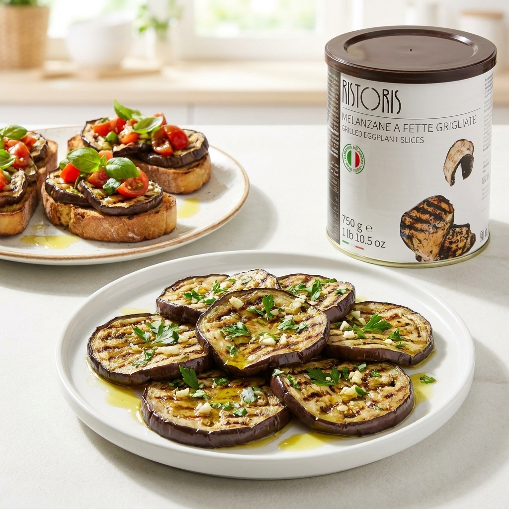 Ristoris Grillezett padlizsán szeletek- Melanzana a fette grigliate LATTA 4/4, 750g termék fő termékképe