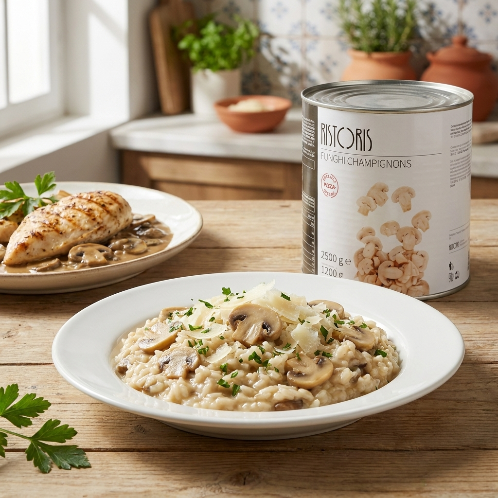 Ristoris Sampignon gomba konzerv- Funghi champignons speciale pizza LATTA 3/1, 2500g termék fő termékképe