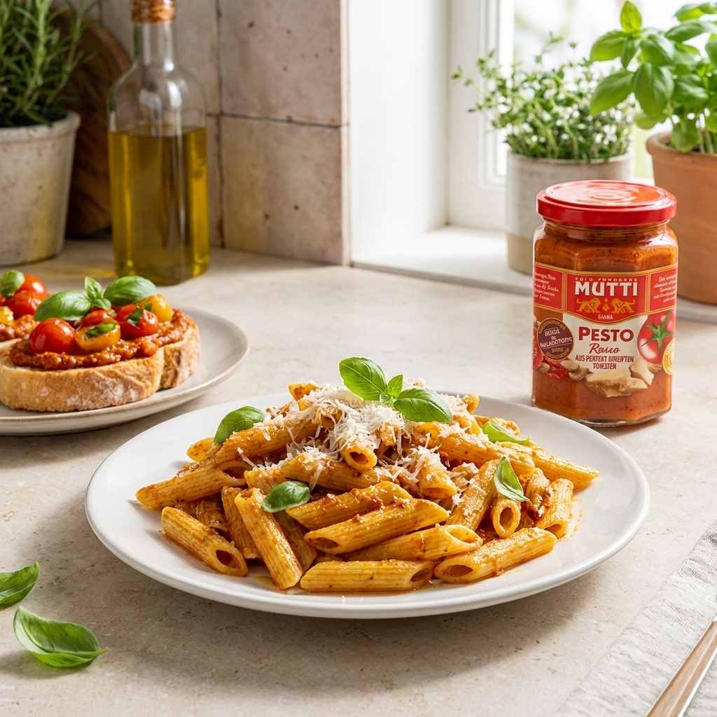 Mutti Piros pesztó - Pesto Rosso, 180g termék fő termékképe
