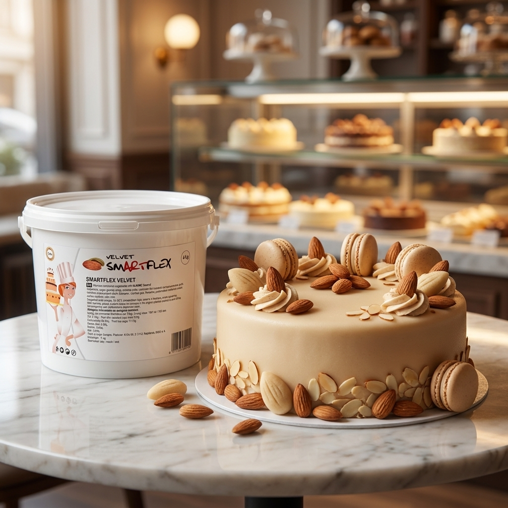 Tortadekor massza Smartflex Velvet mandula ízű, 7kg termék fő termékképe