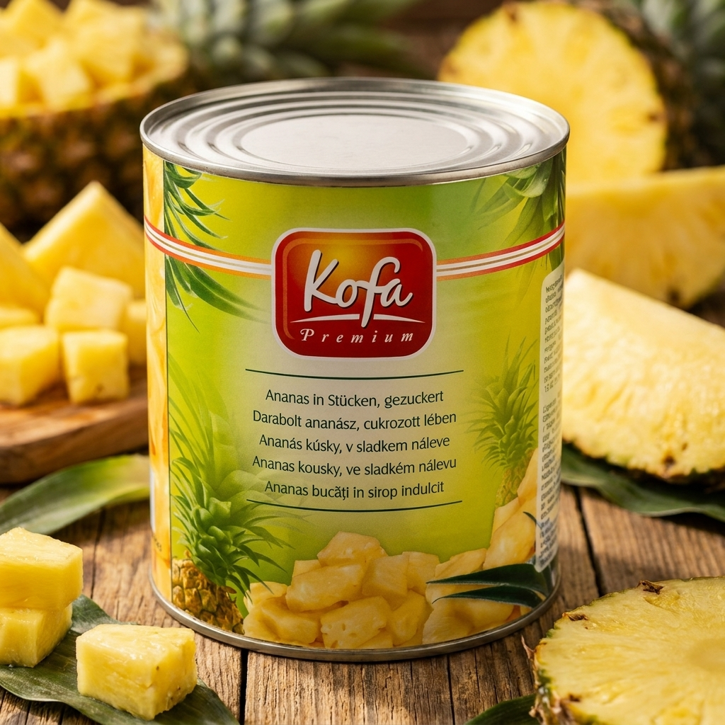 Kofa Ananász Darabolt 3050g/1840g termék fő termékképe