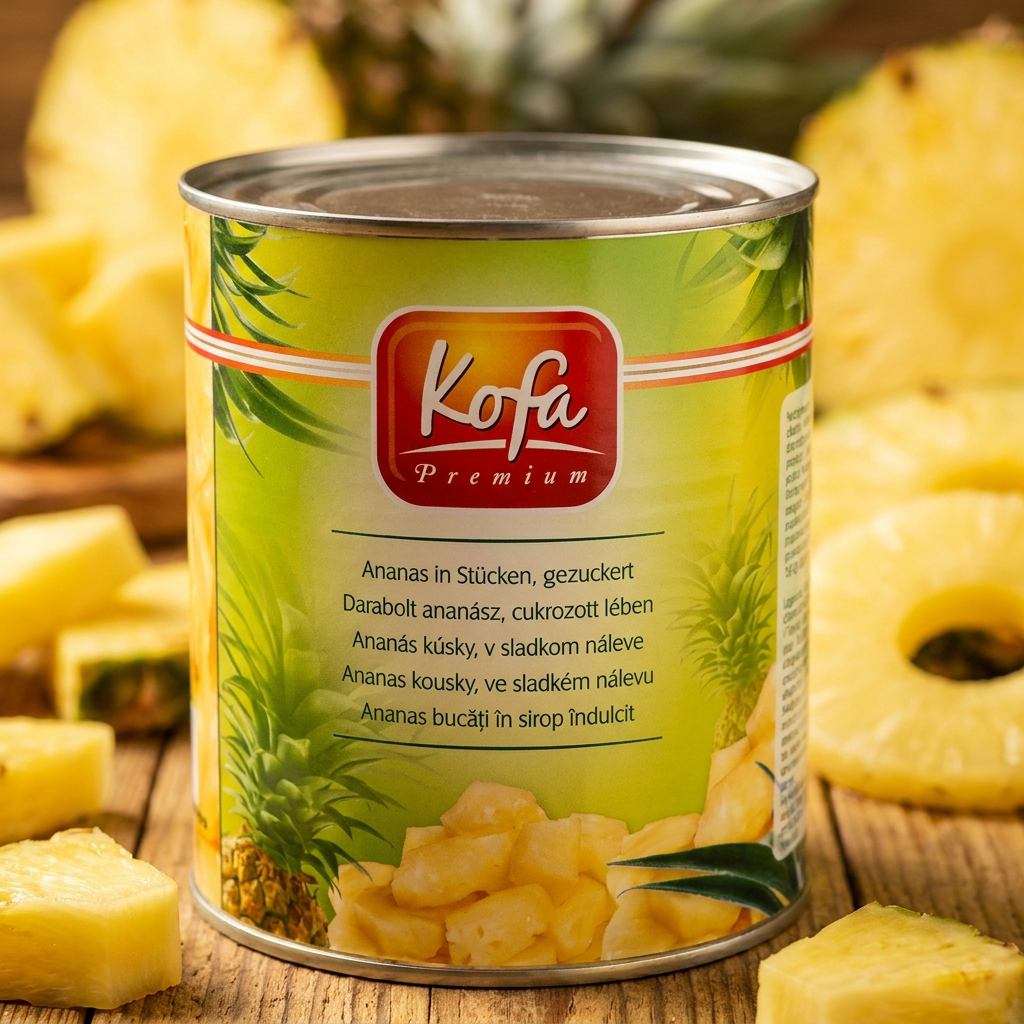 Kofa Ananász darabolt 565g/340g termék fő termékképe