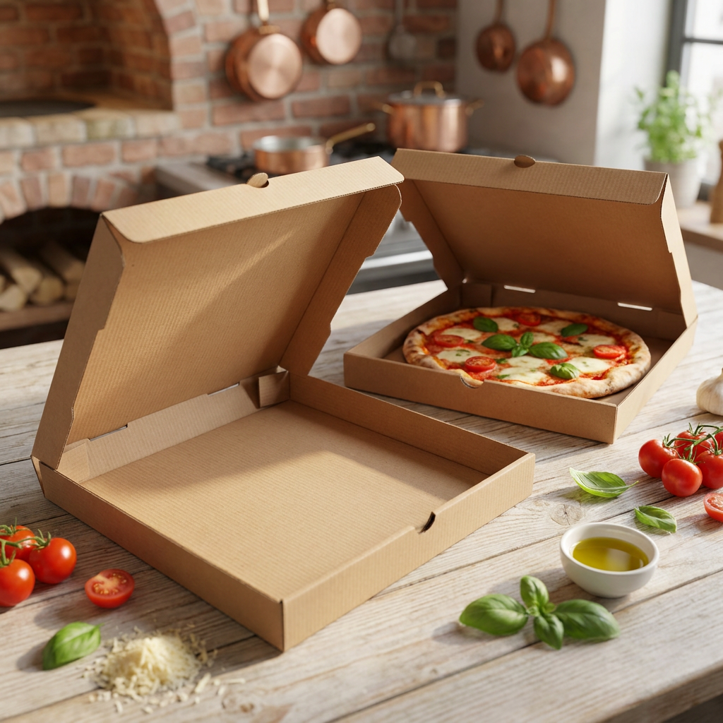 Pizza doboz 28x28 mintás 100db/csomag termék fő termékképe