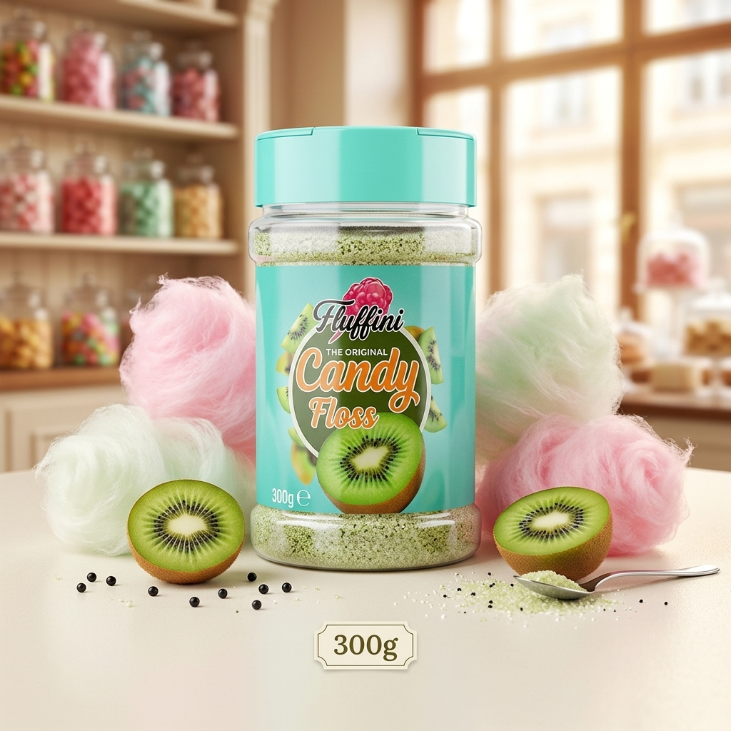 Kiwi ízű vattacukor 300g termék fő termékképe