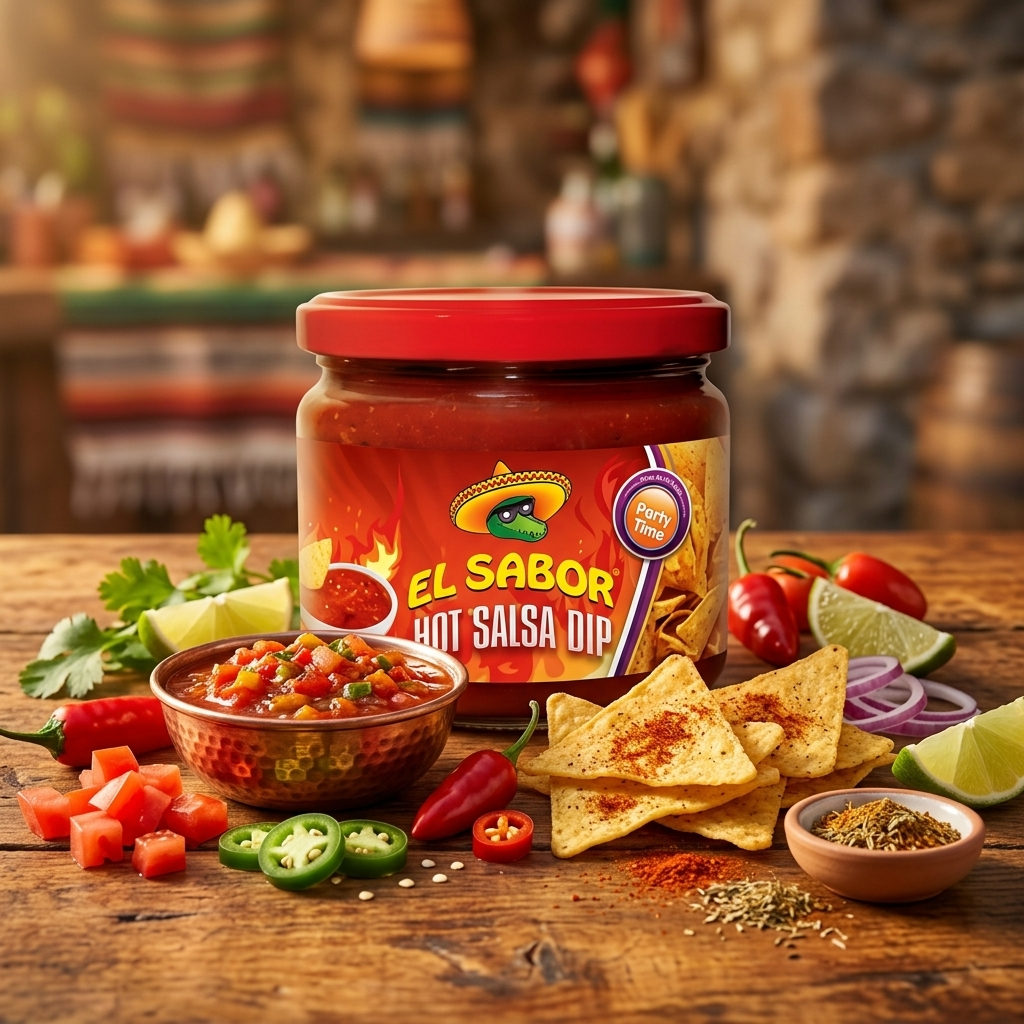EL SABOR Dip - hot salsa 300g termék fő termékképe