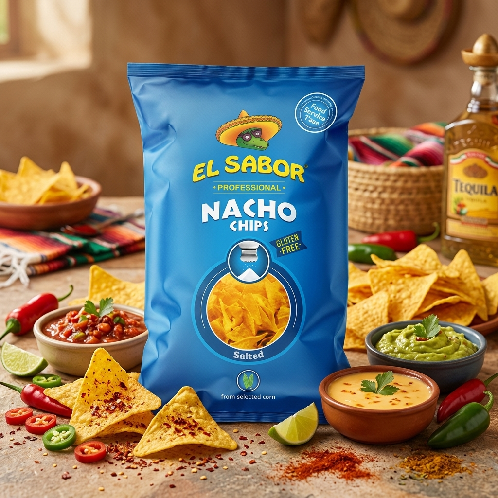 EL SABOR Nacho chips - chilis 425g termék fő termékképe