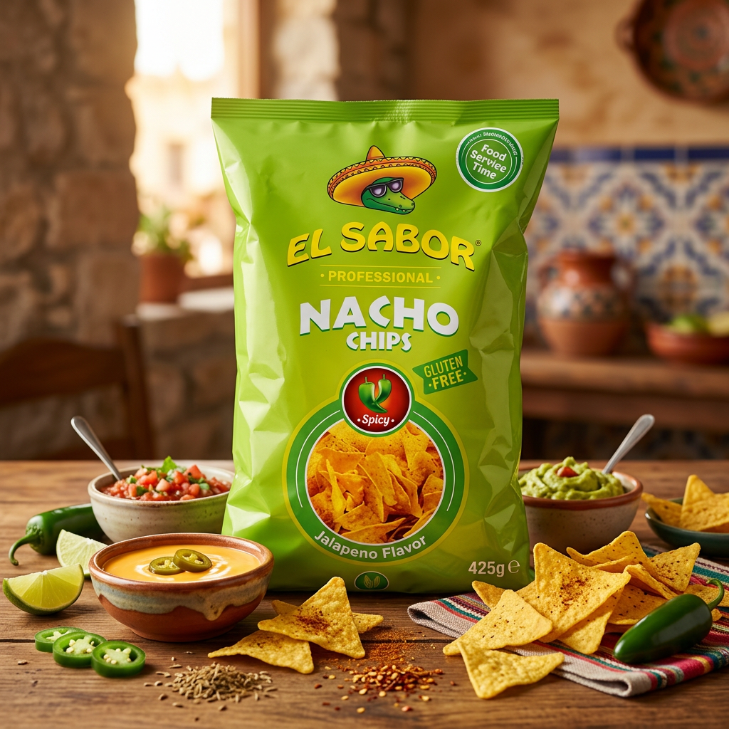 EL SABOR Nacho chips - jalapeno 425g termék fő termékképe