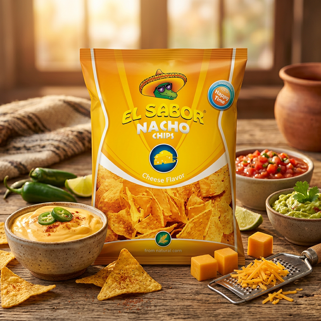 EL SABOR Nacho chips - sajtos 100g termék fő termékképe