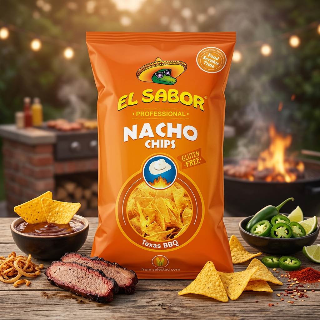 EL SABOR Nacho chips - texas BBQ 425g termék fő termékképe