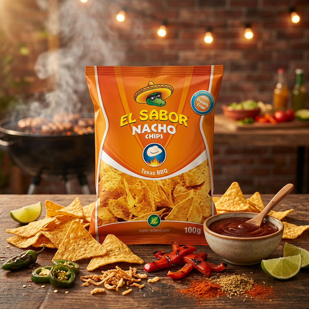 EL SABOR Nacho chips - texas BBQ-s 100g termék fő termékképe