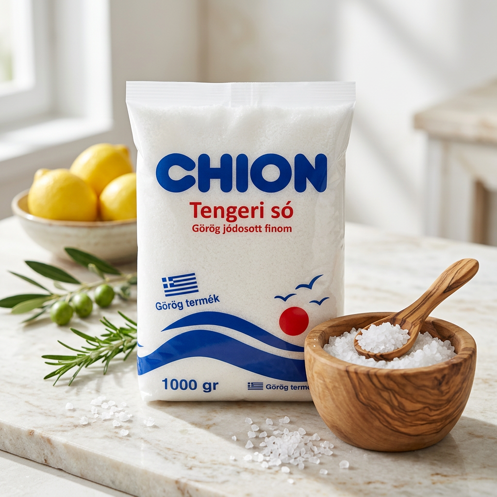 CHION Görög tengeri só, 1000g termék fő termékképe