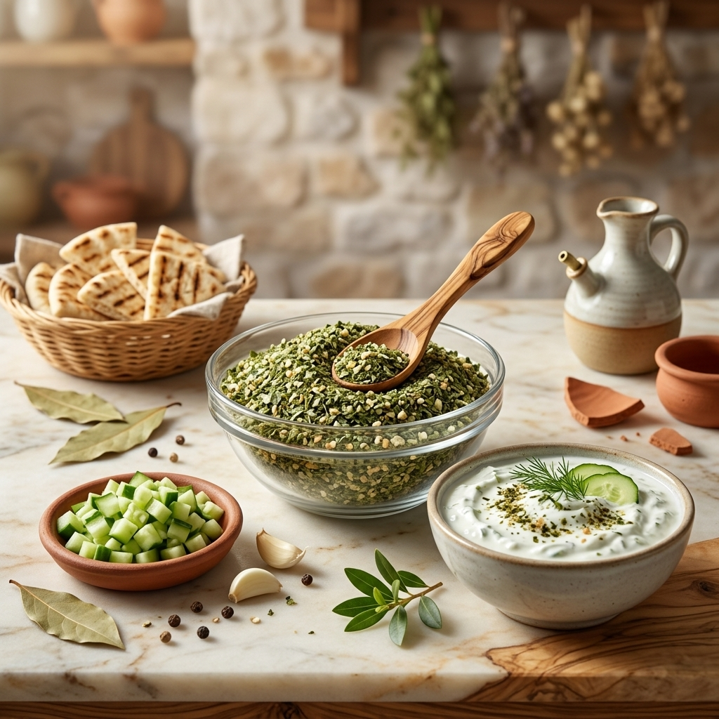KATSIFAS Fűszerkeverék - tzatziki, 1000g termék fő termékképe