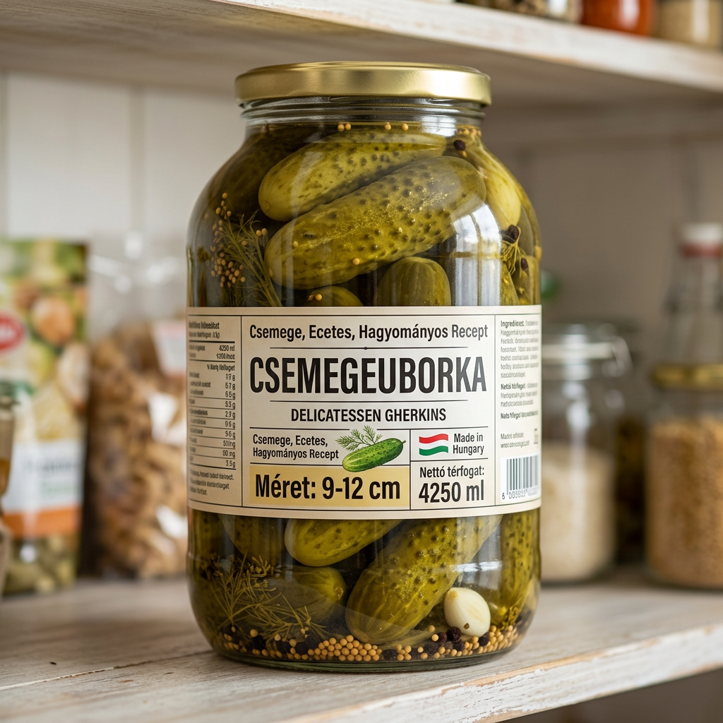 Csemegeuborka 9-12cm 4250ml termék fő termékképe