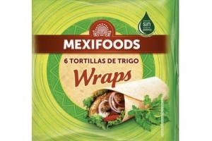 MEXIFOODS Wrap 25cm 370g (6db / csomag) termék fő termékképe