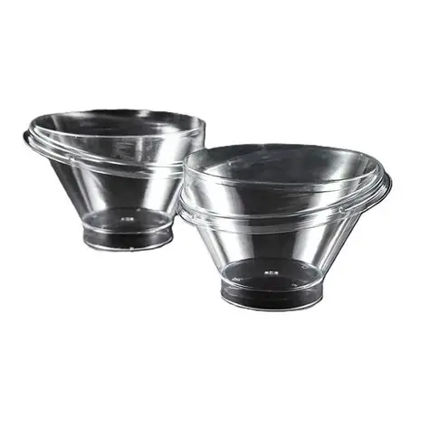 Desszertes pohár ovális tető 200ml XT, 15db/csomag termék fő termékképe